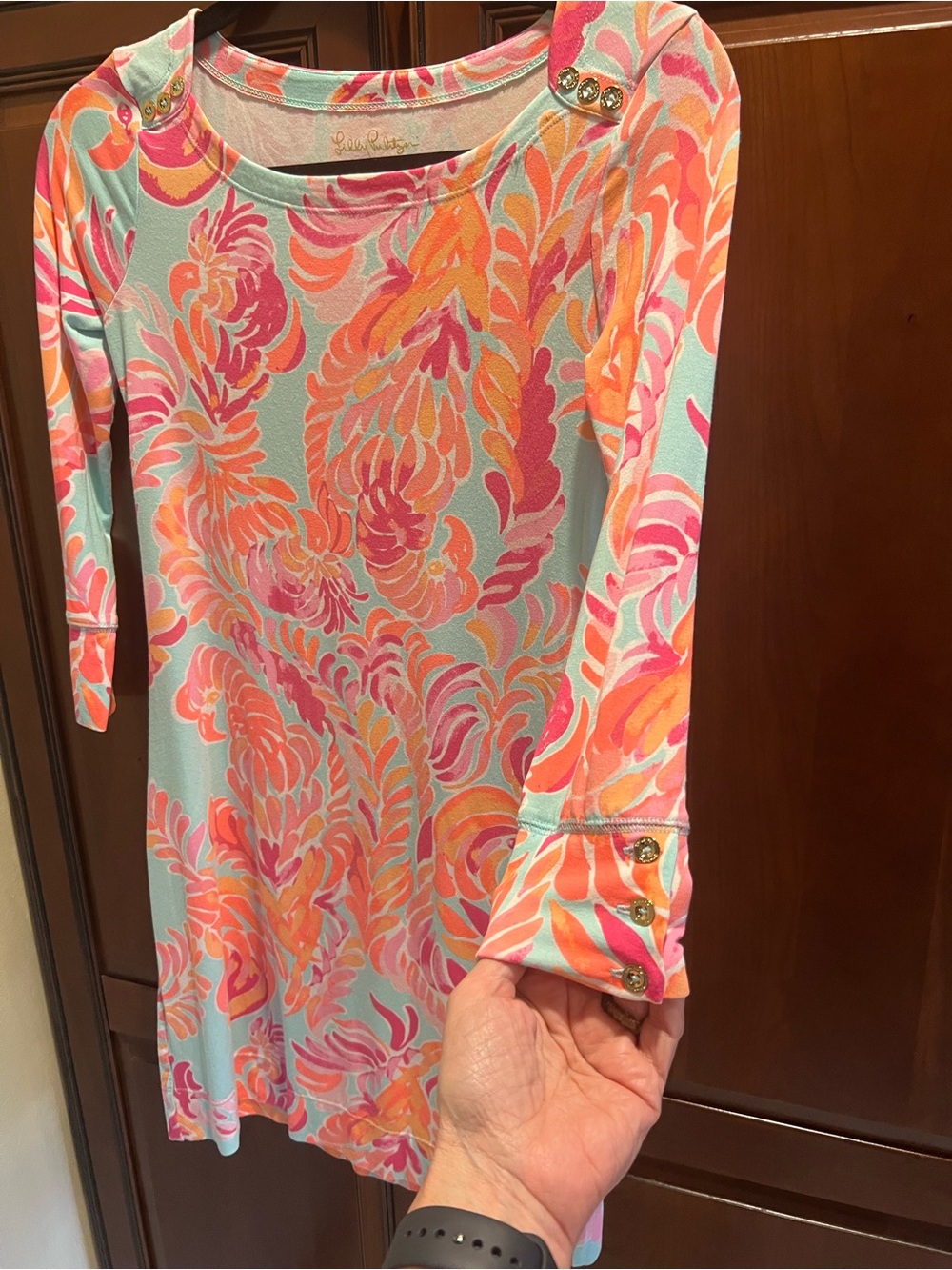 NWOT Lilly Pulitzer Sophie UPF 50+ Love Birds Print Dress Classic Resort - XXS - Picture 6 of 9